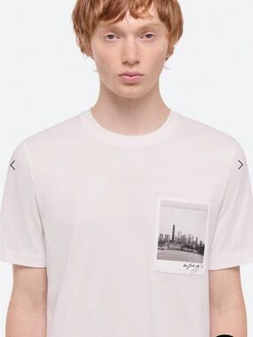 Helmut Lang Skyline Postcard T-Shirt New York NYC Skyline Size XL